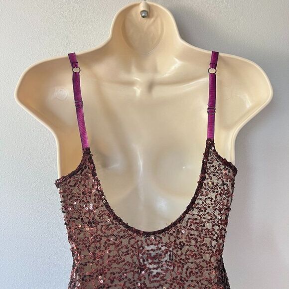 Free People Intimately Sequin Sheer Slip Dress Size XS - Picture 4 of 7